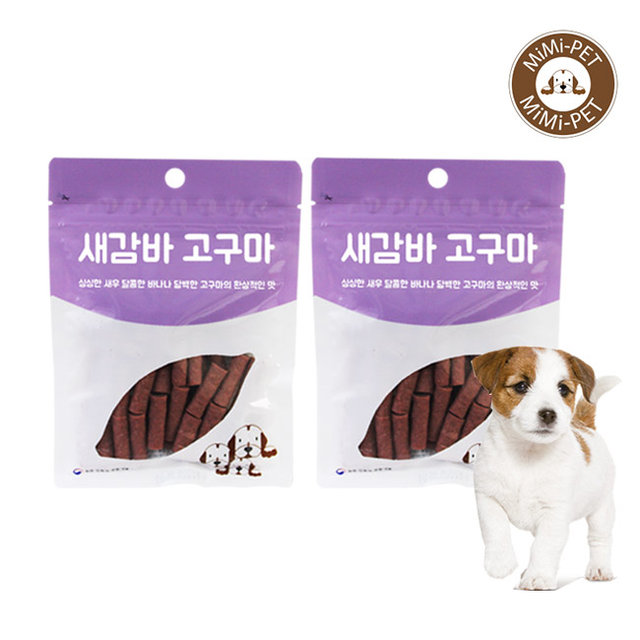[미미펫]새감바버거 고구마 100g 1+1/강아지간식