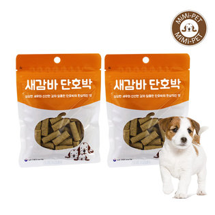 [미미펫]새감바버거 단호박 100g 1+1/강아지간식