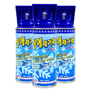 월동준비 CS 차량용 스프레이 성에제거제 420ml
