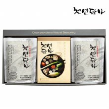 선물세트 명품다시팩4개+자연조미료2개세트/쇼핑백