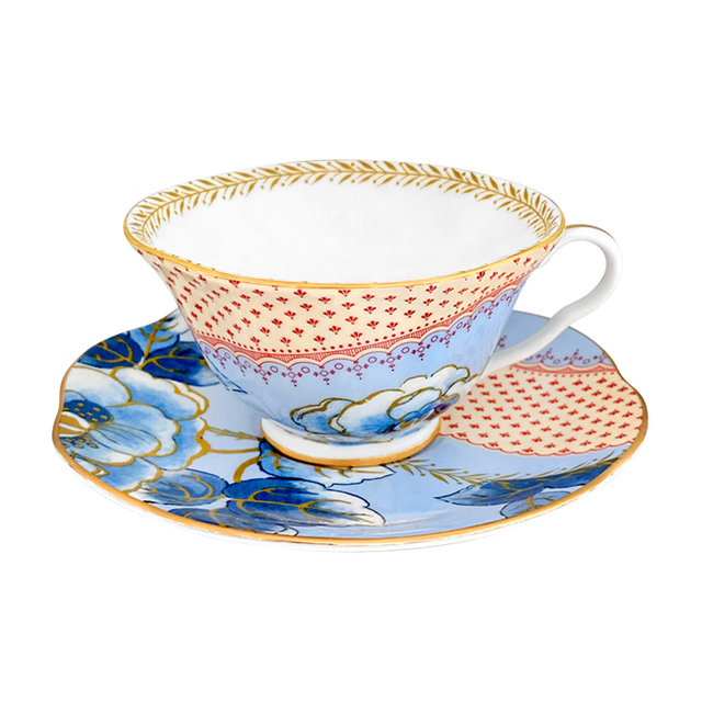 버터플라이블룸 티컵&소서(블루)