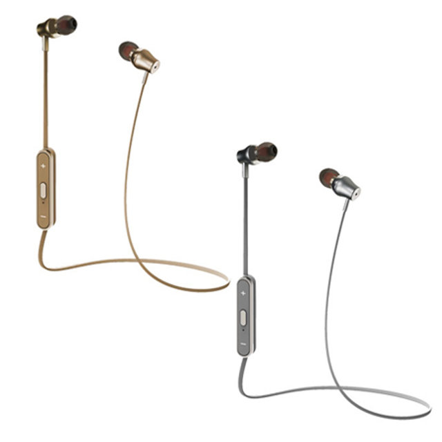 넥밴드형 블루투스 이어폰 BTSTEREO [ 골드/실버 ]