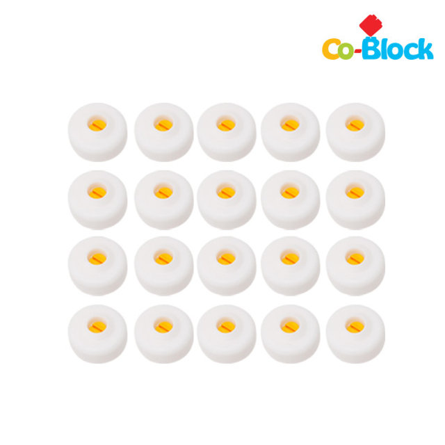 [Co-block] 파스텔코블록 바퀴 20pcs