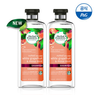 화이트자몽 모사민트 볼륨샴푸 400ml 2개[HE08*2]