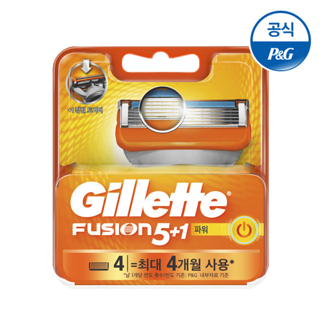 퓨전 파워 면도날 4입[G16]