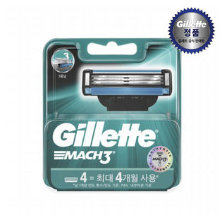 마하3 오리지날 면도날 4입[G02]