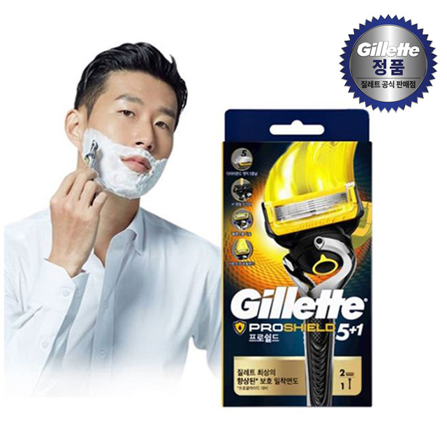퓨전 프로쉴드 옐로우 면도기(면도날2입)[G139]