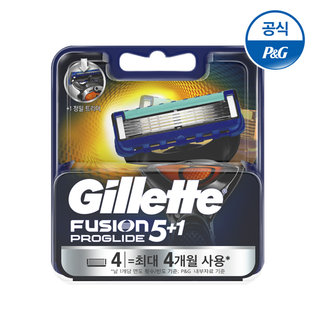 퓨전 프로글라이드 매뉴얼 면도날 4입[G48]