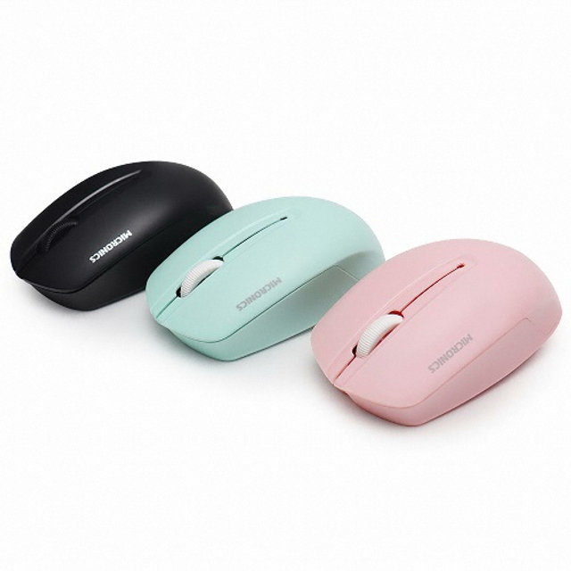 MANIC E1S 무소음 무선 마우스 핑크