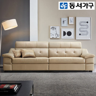  베르니 4인 소파(스툴미포함) DF911764 _초코브라운