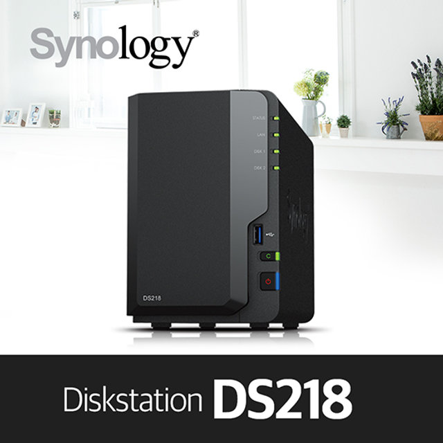 [에이블] DS218 [케이스] 2bay NAS 하드미포함