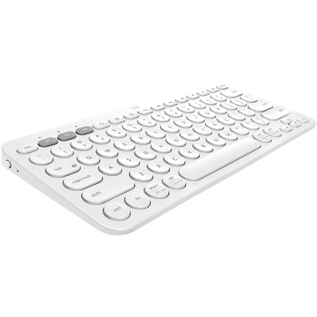 [정품]텐키리스 블루투스 멀티 디바이스 키보드 K380[화이트]