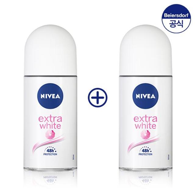 데오드란트 롤온 엑스트라 화이트 50ml X 2개