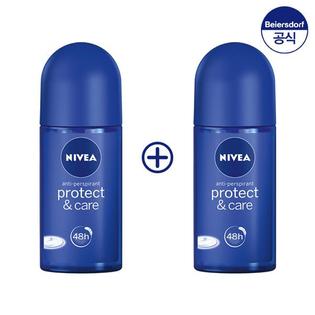 XXX단종XXX데오드란트 롤온 프로텍트 앤 케어 50ml X 2개