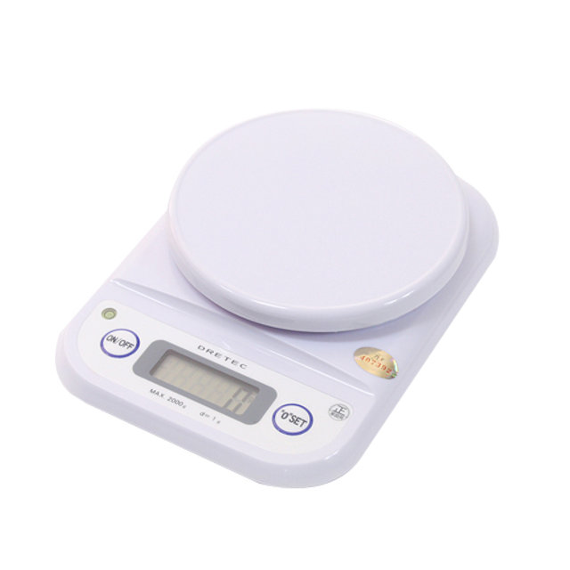 2KG 전자저울-화이트 KS-502WT