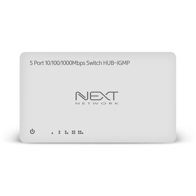 5포트 IPTV지원 기가비트 스위칭허브 NEXT-6005GH-IGMP