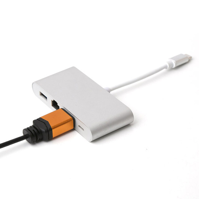 TYPE-C to USB허브/덱스스테이션/HDMI/USB랜카드 NEXT-413TCH-DX