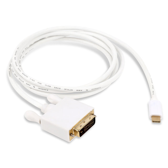 타입C to DVI 4K 케이블 1.8미터 NEXT-2242TCD