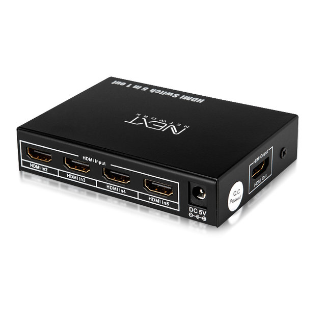 UHD HDMI2.0 5대1 모니터선택기 스위치 NEXT-405SW4K60