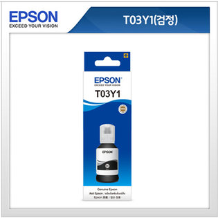 [정품]엡손 컬러무한잉크[T03Y100][검정][7,500매/호환기종:L4160, L6191]
