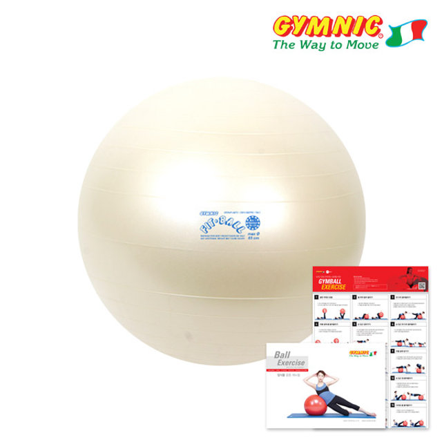 짐닉 피트볼 짐볼 65cm 진주펄 / 매뉴얼+포스터증정