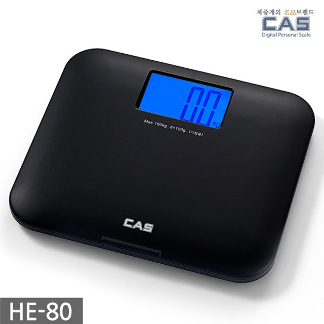블루아이 디지털 체중계 HE-80 블랙