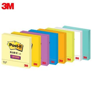  3M 슈퍼스티키 654-SSN 1패드 포스트잇 _그리움노랑
