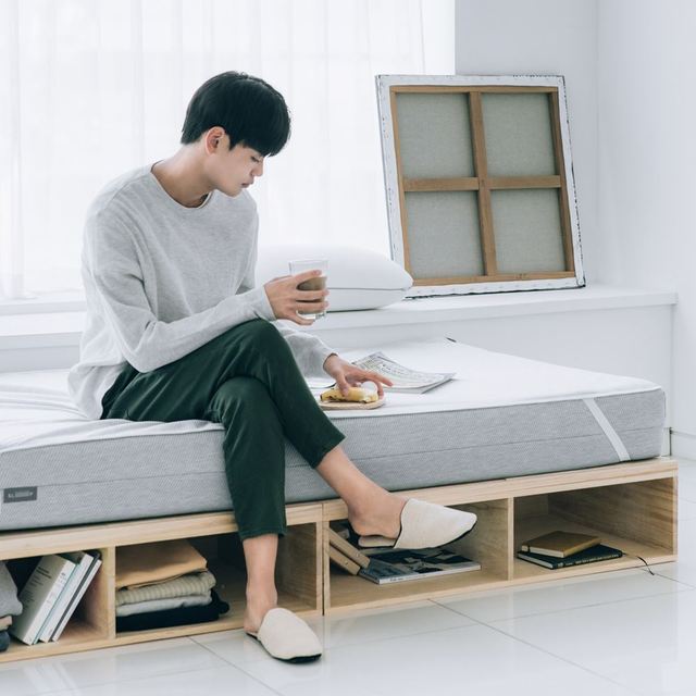 매트리스 침대 방수패드 그레이 S