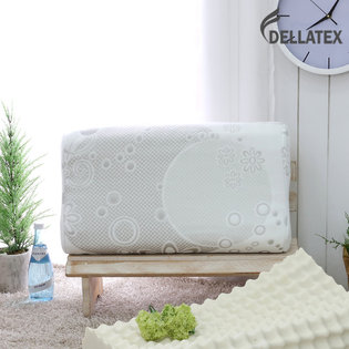 국내생산 천연라텍스 지압형베개 1+1_데이지