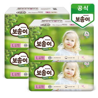 디오가닉 팬티 대형 여아 32매 4팩