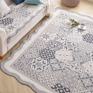 포르테_그레이 자카드 카페트 점보특대 200x230cm