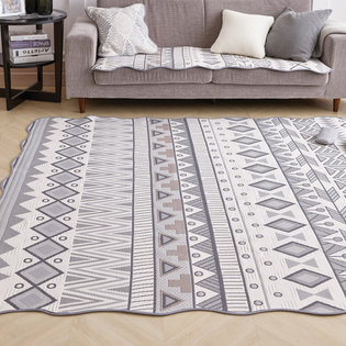 클로이_그레이 자카드 카페트 점보특대 200x230cm