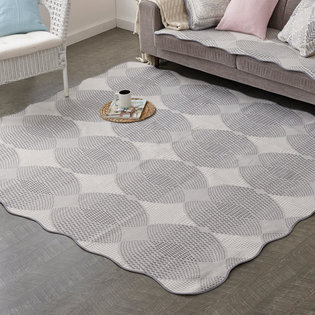 페리도트_그레이 자카드 카페트 점보특대 200x230cm