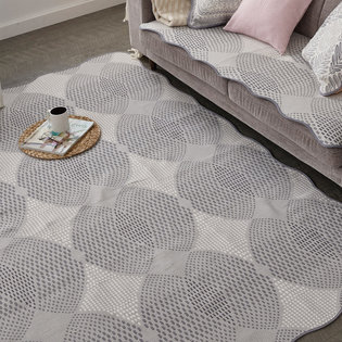 페리도트_그레이 자카드 카페트 대형 150x200cm