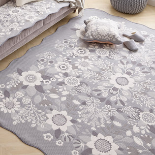 헤일리_그레이 자카드 카페트 대형 150x200cm