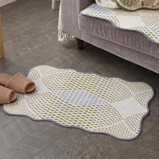 페리도트_그린 자카드 발매트 50x70cm