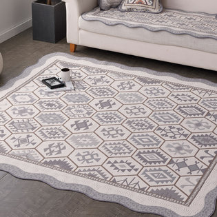 칼로스_그레이 자카드 카페트 점보특대 200x230cm