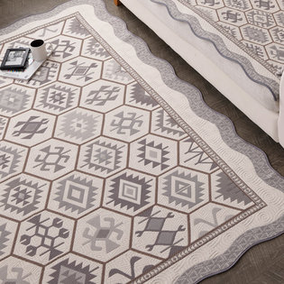 칼로스_그레이 자카드 카페트 대형 150x200cm