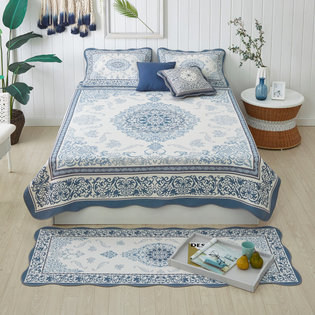 로얄페르시안_블루 자카드 카페트 대형 150x200cm