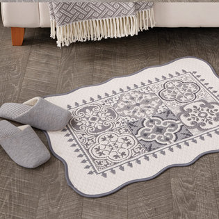 지오_아이보리 자카드 발매트 50x70cm