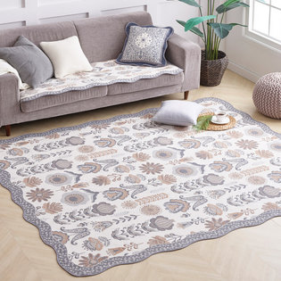 리즈_그레이 자카드 카페트 점보특대 200x230cm