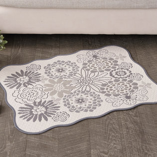 멜로우_아이보리 자카드 발매트 50x70cm