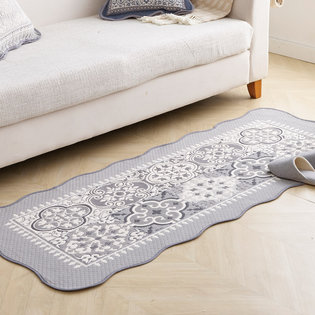 지오_그레이 자카드 쇼파매트 4인 65x240cm