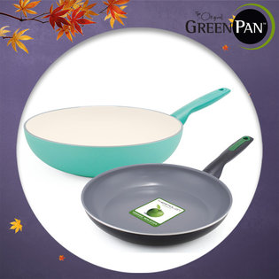 그린팬 리오 혼합 2종 팬28cm + 민트 궁28cm