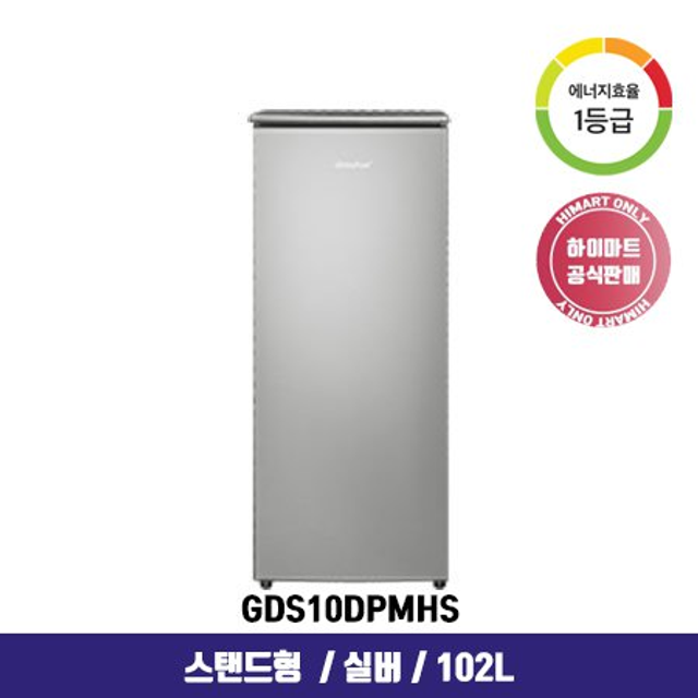 스탠드형 김치냉장고 GDS10DPMHS (102L, 실버, 1등급)