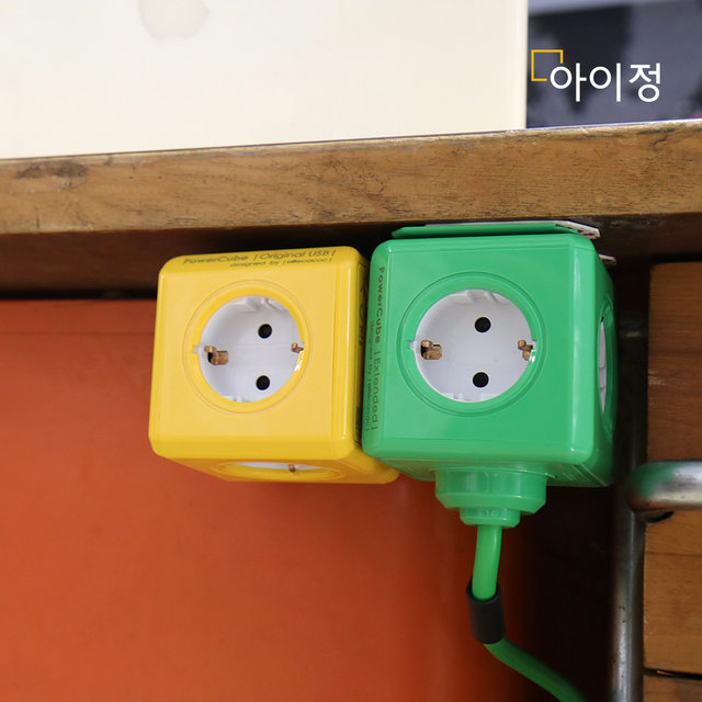 파워큐브 올컬러 5구 1.5M 블랙 멀티탭 콘센트