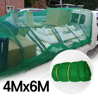국산 화물차 그물망 4M x 6M 화물차호로 화물차덮개 탄력바