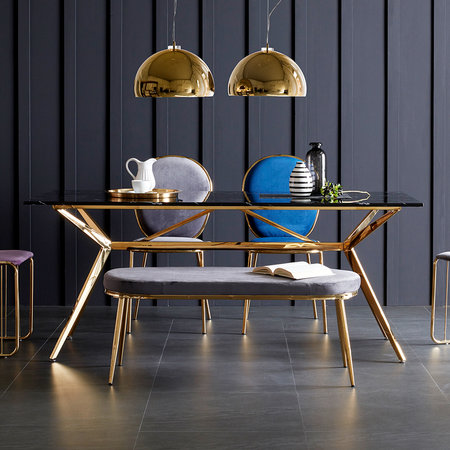 디알로 골드 대리석식탁 2인 4인 1200