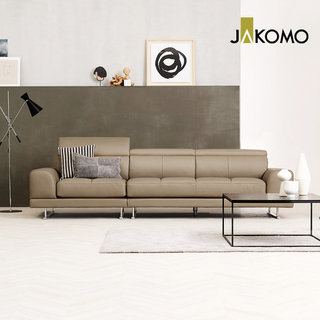 로벨 4인 기능성 이태리 천연면피 소가죽 소파