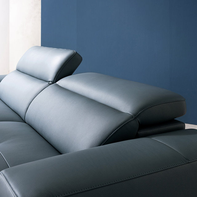 프레디3.5인기능성슈렁큰천연면피소가죽소파+스툴